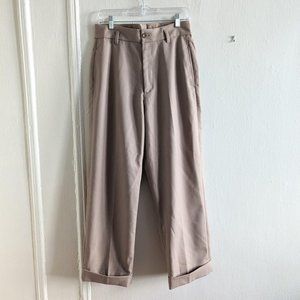 NWOT Uniqlo/Ines de La Fressange wool blend wide pants in beige